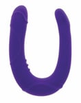 Vogue Mini Double Dong Purple Penetration Small U-Shape Dildo Anal Starter Toy
