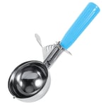 Ice Cream Scooper with Trigger, Stainless Steel Fruit Ice Cream Scoop Spoon with Plastic Handle, Ice Cream Scoop Metal(5.7CM)
