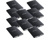 Lexar Sl500 6 X 1Tb + 4 X 2Tb Extern Ssd Svart (Lsl500-10Pack)