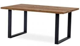 Torkelson - Narvik Matbord Ek/Svart 160cm