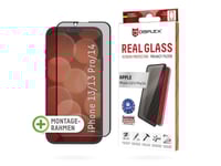 Displex 01706, Apple, Iphone 13/ Iphone 13 Pro/ Iphone 14/Iphone 16E, Torr Applicering, Slagtålig, Reptålig, Dammresistent, Transparent, 1 Styck