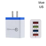 Usb Charger Quick Charge Qc 3.0 Blue Us