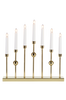 Adventsljusstake Gustavo Mässing