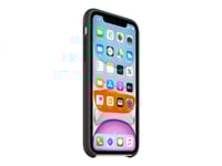 Apple - Baksidesskydd För Mobiltelefon - Silikon - Svart - För Iphone 11