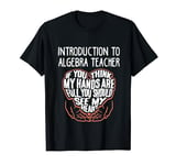I Train Introduction To Algebra Super Heroes - Teacher Graph T-Shirt