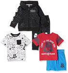 Amazon Essentials Disney | Marvel | Star Wars Boys' Outfit Sets (Previously Spotted Zebra), Pack of 5, Star Wars Print, 2 Years