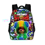 Brawl Stars Ryggsäck Skolväskor Grundskoleelever Unisex Resor Lätt Ryggsäck Laptop Ryggsäck Casual Axlar Ryggsäck För Barn A