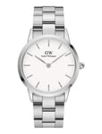 Iconic Link 36 S White Accessories Watches Analog Watches Silver Daniel Wellington