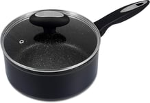 Zyliss 18cm 2L Ultimate Saucepan Non-Stick, Oven Safe, Induction Ready Black