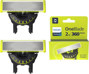 For Philips OneBlade Replacement Blades| 360 | Pack of 2