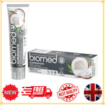 Biomed Whitening Toothpaste Superwhite Natural Coconut Vegan Flouride-Free-100g