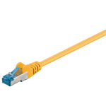 Goobay Cat 6a S / FTP LSZH nätverkskabel - gul 0,50 m