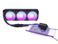 Alphacool Eiswolf 2 AIO for RX 7900XTX, All-in-one liquid cooler, 12 cm, 119.8 m³/h, Black, Transparent