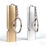 2 st AOTU utomhus camping aluminium nödsituation visselpipa