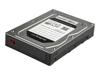 Startech.Com 2,5- Till 3,5-Tums Hårddiskadapter - För Sata Och Sas Ssd/Hdd - Förvaringslåda - 2.5" - Sata 6Gb/S / Sas 6Gb/S - Sas 6Gb/S, Sata 6Gb/S - Svart, Silver
