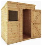 Mercia Garden Products Shiplap Pent Shed - 6 x 4ft