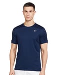 Reebok Men's Workout Ready Polyester Tech T Shirt, Collegiate Navy, S