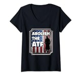 Womens Abolish the ATF: Outlaw’s Claim to Arms V-Neck T-Shirt
