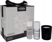 Filorga FILORGA SET (OPTIM EYES 3in1 EYE CONTOUR CREAM 15ML + MICELLAR SOLUTION 50ML + SCENTED CANDLE)