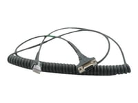 Zebra - Seriell Kabel - Ström Till Db-9 (Hona) - 2.74 M - Lindad - För Symbol Ds7708, Ds9908  Digital Scanner Ds9308  Zebra Ds4608, Ds8108, Ds8178, Ds9908