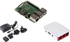 GeeekPi Alimentation Raspberry Pi 4,Alimentation USB C 5V 3.6A 18W avec  Interrupteur Marche/arrêt Prise EU,pour Raspberry Pi 4 Model B 8go/ 4go/  2go/ 1go,avec Un Adaptateur Micro USB pour Pi 3B+/3B 