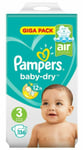 Pampers Giga Pack Size 3    6-10kg (13-22lbs)