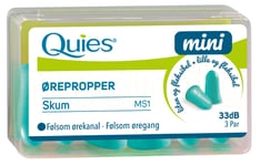 Quies Ørepropper Mini Skum 3 Par - 3 Par