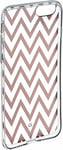 XQISIT Shell Zigzag Case for Apple iPhone 7 - Clear/Rose Gold