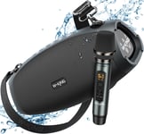 W-KING Portable Bluetooth Speaker Loud with Wireless Microphone, 70W Waterproof