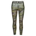 Nike NP PP2 Camo Tights Women's Tights - Thunder Grey/Black/White, X-Small