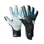 Reusch Målvaktshandske Attrakt FreeGel Fusion Strapless - Svart/Turkos, storlek 9½