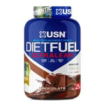 USN Diet Fuel UltraLean Chocolate 2KG: Meal Replacement Shake Diet Protein