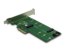 Maiwo KT015 M.2 SSD 2240,2260,2280  M-Key adapter till PCIe X4 samt 1XM.2 SSD 2240,2260,2280  B-Key adapter till SATA