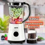 Blender Jug Smoothie Maker Mixer Blender Fruit Juicer Coffee Spice Grinder 1.5L