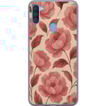 Samsung Galaxy A11 Genomskinligt Skal Rose Bloom
