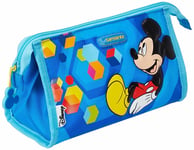 Disney Toiletry Bag Mickey Mouse Blue Samsonite Wash Kit Case Make Up Bag