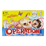 Hasbro Gaming Classic Operation Game, Electronic Board Game with Cards, Ages 6+