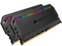 Corsair DOMINATOR PLATINUM RGB 32GB (2x16GB) DDR4 3600 (PC4-28800) C18 1.35V - Noire