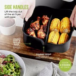 Tower Airfryer Square Solid Tray With Divider