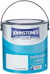 Johnstone's - Bathroom Paint - Brilliant White - Mid Sheen Finish - Stain Paint