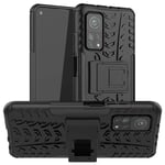 BeyondTop Case Rugged Armor for Xiaomi Mi 10T Pro 5G/Xiaomi Mi 10T 5G Back Cover Shockproof with Kickstand Function Bumper Protective Phone Case for Xiaomi Mi 10T Pro 5G/Xiaomi Mi 10T 5G-Black