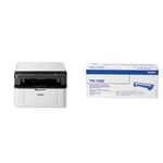 Brother DCP-1610W A4 Mono Multifunction Laser Printer with TN1050 Black Toner Cartridge Bundle