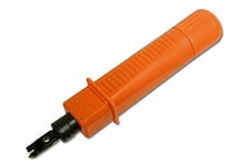 Digitus 4016032261674 RG40 Inserter Tool for Network Cable, 8 Poles in Type 110 Connectors, Terminal Block and Keystone Jack (DN-94003), Orange