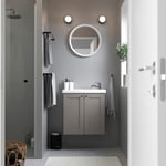 IKEA ENHET / TVÄLLEN kommod m dörrar/tvättställ/kran 64x33x65 cm