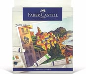 Faber-Castell Creative Studio Oil Colours, 24X 20ml Tubes, Multicoloured, , For Art, Craft, Drawing, Sketching, Home, School, University, Colouring