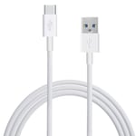 Câble Charge Usb 3.0 Type C Vers Usb Standard Type A, 1m De Long, Couleur Blanc Pour Blackberry Key2