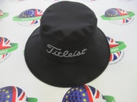 titleist stadry black waterproof bucket hat size small/medium