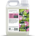 Faith in Nature Natural Wild Rose Shampoo, Restoring, Vegan & Cruelty Free, No S