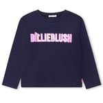 Billieblush Langermet T-skjorte Med Trykk Marineblå | Marineblå | 3 years