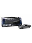 Greenlight 1969 Ford Mustang Boss 429 Gray with Black Stripes John Wick 2014 Movie